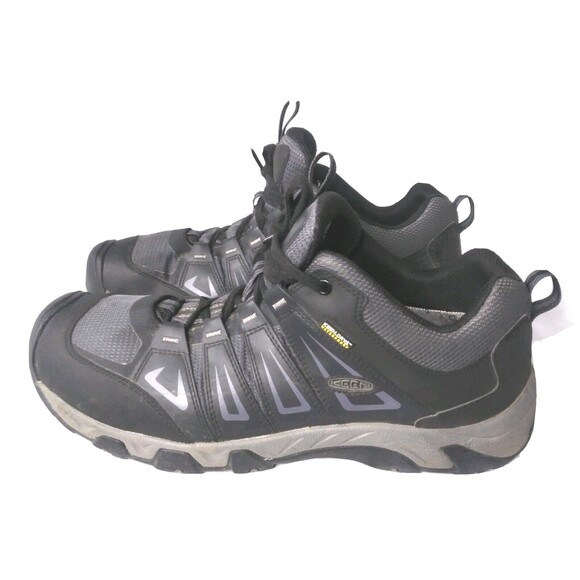 KEEN Oakridge Waterproof Hiking Shoes Men's Size 12~Magnet Gargoyle Gray - Picture 2 of 8